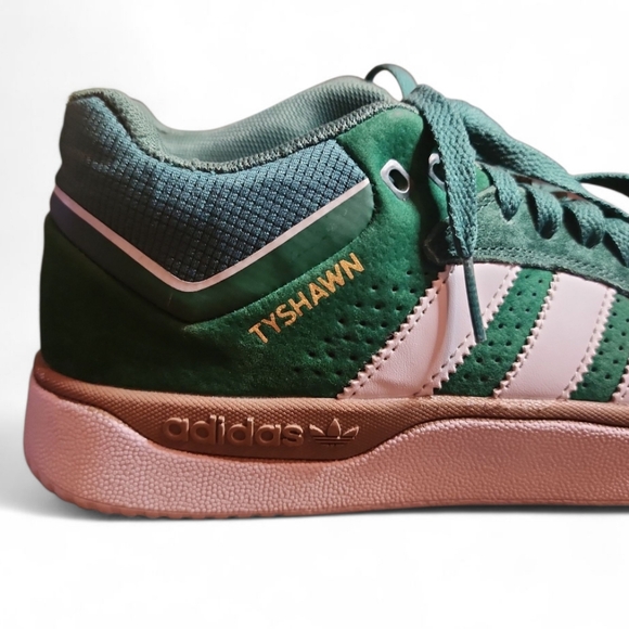 Adidas Skateboarding Tyshawn Jones Signature Shoes Collegiate Green/White/Gum - Picture 6 of 11